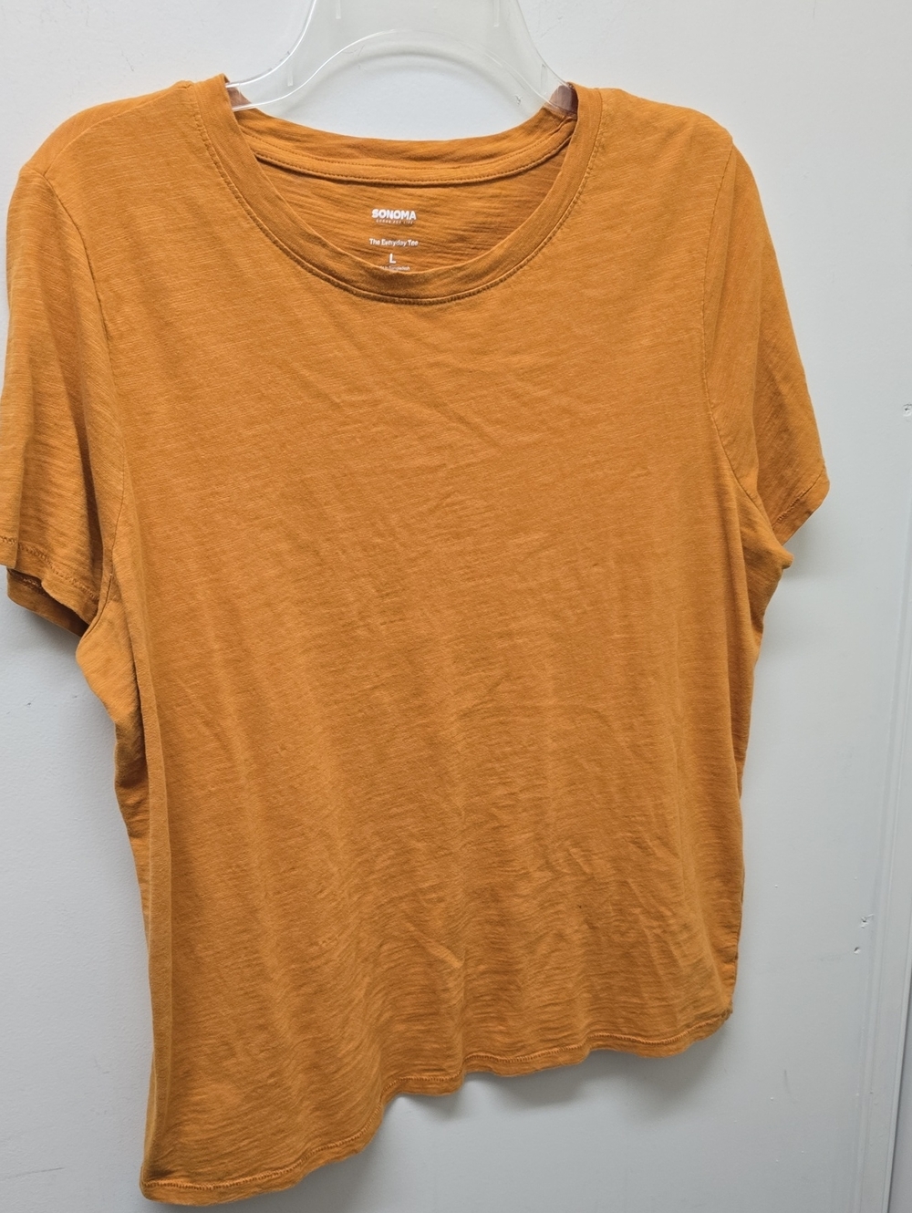 Sonoma The Everyday Tee Mustard Top - Size L
